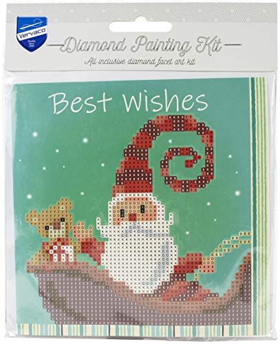 VERVACO (3PL) PN-0183277 Diamant-Kunst-Set Sant, Happy Santa, Einheitsgröße VERVACO (3PL) PN-0183277 Diamant-Kunst-Set Sant, Happy Santa, Einheitsgröße von Vervaco