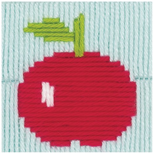 Vervaco Spannstich Stickpackung Apfel, Baumwolle, Mehrfarbig, 9.5 x 9.5 x 0.3 cm Vervaco Spannstich Stickpackung Apfel, Baumwolle, Mehrfarbig, 9.5 x 9.5 x 0.3 cm von Vervaco
