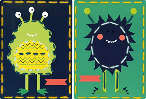 Vervaco Stickkarte für Kinder aus Karton, Acryl, Space Monsters, 18.5 x 26cm Vervaco Stickkarte für Kinder aus Karton, Acryl, Space Monsters, 18.5 x 26cm von Vervaco