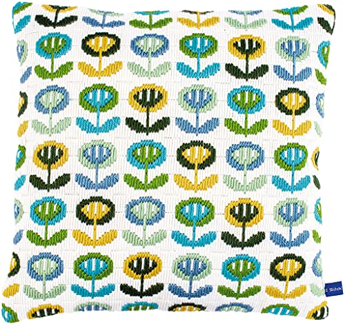 Vervaco Stickpackung Kissen Langstich Set BLUMEN Stickerei Set Anfänger Basteln Erwachsene Kreativ Set ca. 40 x 40 cm Bastelset Handwerker Handarbeit Zubehör Geschenkset Vervaco Stickpackung Kissen Langstich Set BLUMEN Stickerei Set Anfänger Basteln Erwachsene Kreativ Set ca. 40 x 40 cm Bastelset Handwerker Handarbeit Zubehör Geschenkset von Vervaco