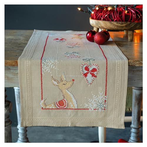 Vervaco Stickpackung Kreuzstich Set Vorgedruckt Tischläufer Rentiere und Weihnachten Stickdecken Vorgezeichnet DIY Basteln Kreativ Stickläufer zum Selbersticken 40 x 100 cm Stickset Weihnachten Vervaco Stickpackung Kreuzstich Set Vorgedruckt Tischläufer Rentiere und Weihnachten Stickdecken Vorgezeichnet DIY Basteln Kreativ Stickläufer zum Selbersticken 40 x 100 cm Stickset Weihnachten von Vervaco