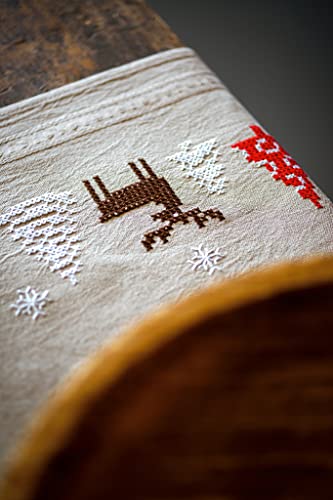 Vervaco Stickpackung Kreuzstich Set Vorgedruckt Tischläufer moderne Weihnachtsmotive Stickdecken Vorgezeichnet DIY Basteln Kreativ Stickläufer zum Selbersticken 40 x 100 cm Stickset Vervaco Stickpackung Kreuzstich Set Vorgedruckt Tischläufer moderne Weihnachtsmotive Stickdecken Vorgezeichnet DIY Basteln Kreativ Stickläufer zum Selbersticken 40 x 100 cm Stickset von Vervaco