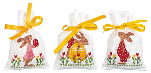 Vervaco Zählmusterpackung Stickset Säckchen Osterhasen im Garten 3er DIY Ostern Gezählter Kreuzstich Stickpackungen Erwachsene Kreativ Set 8 x 12 cm Stickset für Anfänger Stoffbeutel zum Sticken Vervaco Zählmusterpackung Stickset Säckchen Osterhasen im Garten 3er DIY Ostern Gezählter Kreuzstich Stickpackungen Erwachsene Kreativ Set 8 x 12 cm Stickset für Anfänger Stoffbeutel zum Sticken von Vervaco