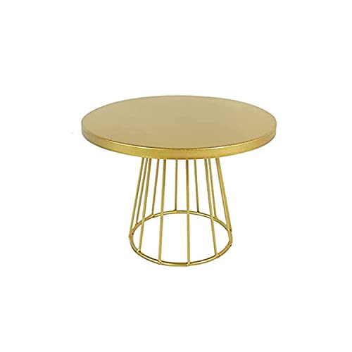 10 Zoll-Tortenständer mit Sockel, Goldener Hochzeitstortenständer, runder Hochzeitstortenständer elegant, Cupcake-Ständer, Party, Hochzeit, Geburtstag, Dessertteller von Verve Jelly