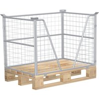 CORDES Palettenaufsatz, V-Ausschnitt, für Euro-Palette, verzinkt, Höhe 1.600 mm von CORDES
