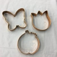 Ausstechform Aus Kupfer. Wählen Sie Ihre Tulpe, Pfirsich Oder Schmetterling. Toll Zur Küchendekoration Zur Herstellung Von Keksen von VeryVictorianStudio