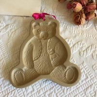 Vintage Teddybär 1992 Keksform Von Craft Mould Und Rezeptbuch. Braune Tasche Cookie Art Plätzchenform, Hill Design. Mit Teddybär von VeryVictorianStudio