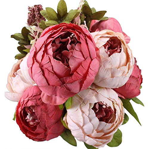 Veryhome Künstliche Blume Pfingstrose Gefälschte Blume Hochzeit Blumenstrauß Dekoration Familie Tabelle Öffentlich Auto Küche Büro Garten Innen Im Freien Braut Begrünung Pflanzen Veryhome Künstliche Blume Pfingstrose Gefälschte Blume Hochzeit Blumenstrauß Dekoration Familie Tabelle Öffentlich Auto Küche Büro Garten Innen Im Freien Braut Begrünung Pflanzen von Veryhome