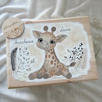 Spielzeugkiste Giraffe von VerzaubArt