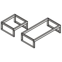 Fassbock aus Stahl für 3x 50/60-Liter-Fässer oder 1x 200-Liter-Fass für SAFE Master® Gefahrstoff-Depot von SAFE