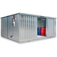 SAFE Tank Gefahrstoffcontainer 3000 CONTROL, automatisierte Explosionsschutzeinrichtung für höchste Energieeffizienz u. Sicherheit, Maße außen 3350x6520x2310 mm, Einzelflügeltür, mittig in der kurzen Seite, Lagerfläche 19 m² SAFE Tank Gefahrstoffcontainer 3000 CONTROL, automatisierte Explosionsschutzeinrichtung für höchste Energieeffizienz u. Sicherheit, Maße außen 3350x6520x2310 mm, Einzelflügeltür, mittig in der kurzen Seite, Lagerfläche 19 m² von SAFE Tank
