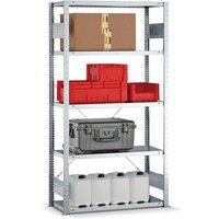 META Fachbodenregal verzinkt mit 5 Stahlblechböden, Fachlast 150 kg, HxBxT 2.000 x 1.056 x 436 mm META Fachbodenregal verzinkt mit 5 Stahlblechböden, Fachlast 150 kg, HxBxT 2.000 x 1.056 x 436 mm von META
