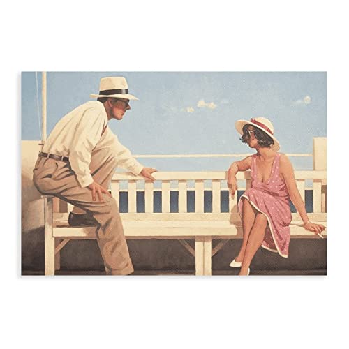 Jack Vettriano Poster 11 Leinwand Poster Schlafzimmer Dekor Sport Landschaft Büro Zimmer Dekor Geschenk ungerahmt 60 x 90 cm von VesFy