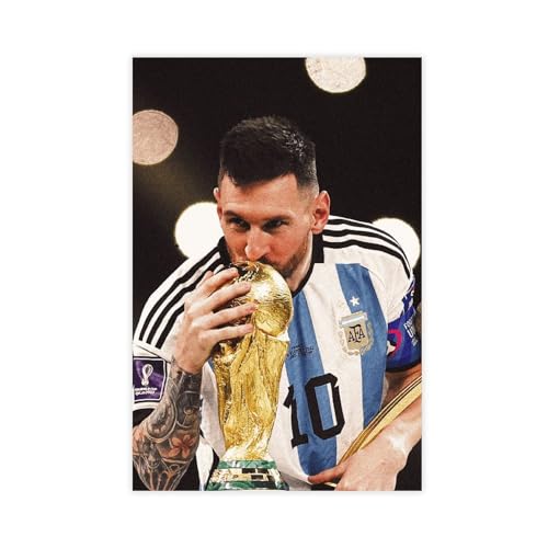 Sportstar Lionel Messi Poster 45 Leinwand Poster Wandkunst Dekor Druck Bild Gemälde für Wohnzimmer Schlafzimmer Dekoration ungerahmt 30 x 45 cm Sportstar Lionel Messi Poster 45 Leinwand Poster Wandkunst Dekor Druck Bild Gemälde für Wohnzimmer Schlafzimmer Dekoration ungerahmt 30 x 45 cm von VesFy
