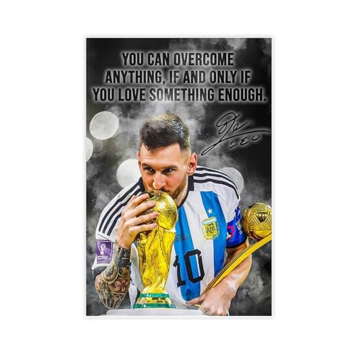Sportstar Lionel Messi Poster 50 Leinwand Poster Wandkunst Dekor Druck Bild Gemälde für Wohnzimmer Schlafzimmer Dekoration ungerahmt 30 x 45 cm Sportstar Lionel Messi Poster 50 Leinwand Poster Wandkunst Dekor Druck Bild Gemälde für Wohnzimmer Schlafzimmer Dekoration ungerahmt 30 x 45 cm von VesFy