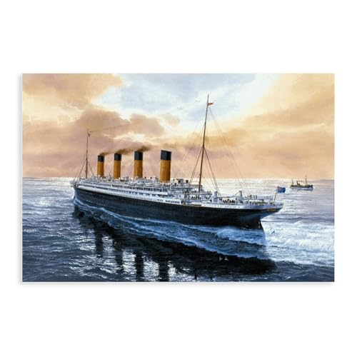 VesFy Filmposter Titanic (33), Leinwand-Poster, Wandkunst, Dekordruck, Bild, Gemälde für Wohnzimmer, Schlafzimmer, Dekoration, ungerahmt, 30 x 45 cm von VesFy