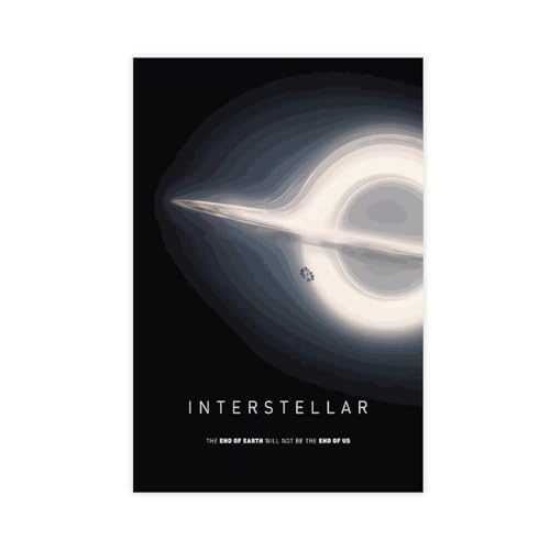 VesFy Interstellar – Poster auf Leinwand, Poster, Wandkunst, Dekordruck, Bild, Gemälde für Wohnzimmer, Schlafzimmer, Dekoration, ungerahmt, 60 x 90 cm von VesFy