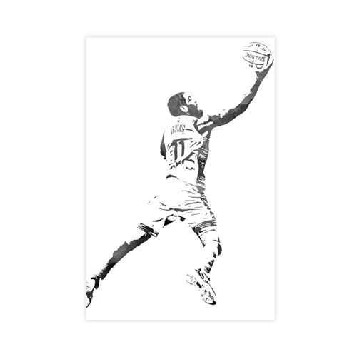 VesFy Kyrie Irving Basketball-Poster, 25 Leinwand, Schlafzimmer, Dekoration, Sport, Landschaft, Büro, Raumdekoration, Geschenk, ungerahmt, 40 x 60 cm von VesFy