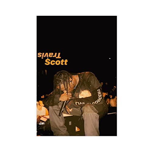 VesFy Travis Scott Poster 6 Leinwand Poster Wandkunst Dekor Druck Bild Gemälde für Wohnzimmer Schlafzimmer Dekoration ungerahmt 30 x 45 cm von VesFy