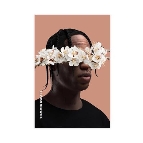 VesFy Travis Scott Poster 7 Leinwand Poster Schlafzimmer Dekor Sport Landschaft Büro Zimmer Dekor Geschenk ungerahmt 30 x 45 cm von VesFy