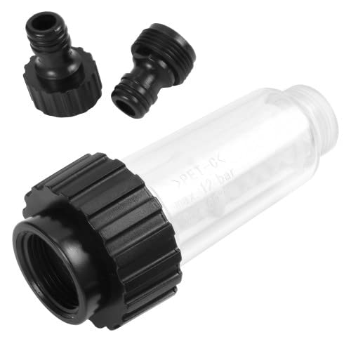 Vesaneae Wasserfilter für Hochdruckreiniger, Filter für Hochdruckreiniger mit 3/4" Anschluß, Hochdruckreinigerzubehör, Wasser Vorfilter für Hochdruckreiniger, Gartenpumpe, Gartenbewässerung von Vesaneae