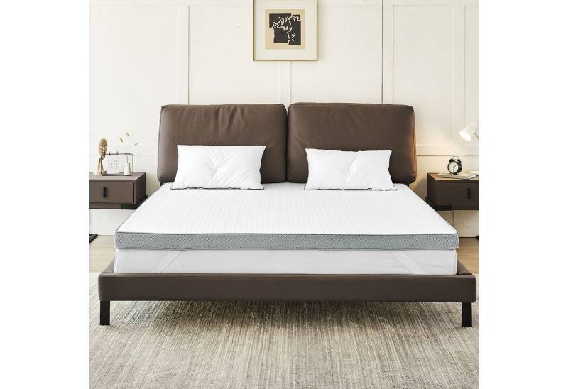 Matratzenauflage Matratzen Topper 7.5cm Höhe Gel Memoryschaum mit Bändern H2-H3 Vesgantti, 140X200 CM von Vesgantti