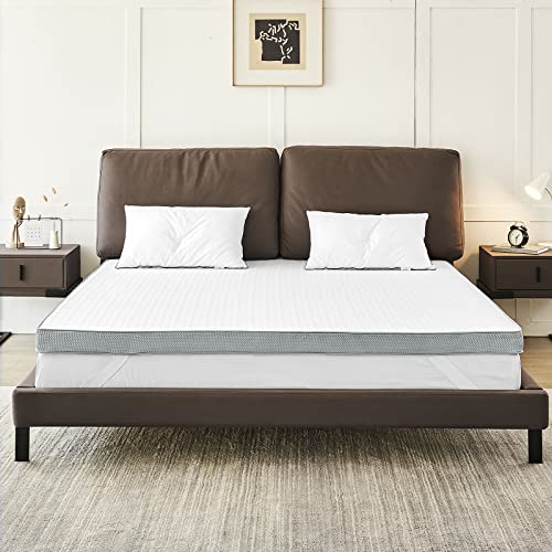 Vesgantti Topper 90x200cm, 7,5cm Gel Matratzentopper 2 Härtegrade H3&H2 mit Abnehmbarem und Waschbarem Bezug, Hautfreundliche Matratzenauflage für Boxspringbett, Sofa von Vesgantti