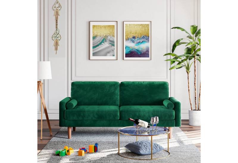Vesgantti Sofa 3 Sitzer Sofa Gästesofa Modern Couch 176cm verlängern 2er Sitzsofa von Vesgantti