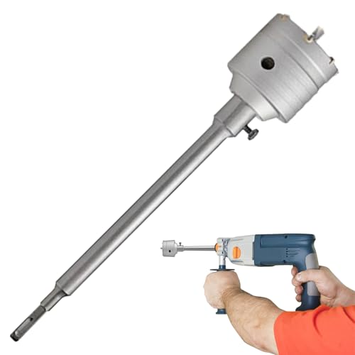 Vesidoloy Bohrer Set,Steinbohrer - Universal Zubehör Mit Verlängerungen Für Stein Elektrokeramik Glas Und Ziegelmauerwerk Bei Bauarbeiten von Vesidoloy