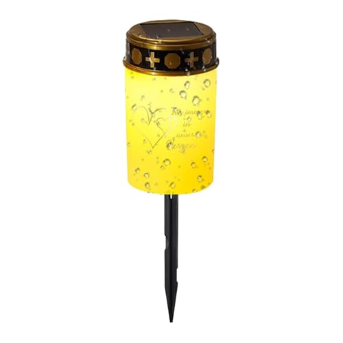 Vesidoloy Grabkerzen Für Den Friedhof - Grabsteine Lampen,Stehlaternen Deko Für Garten Grabwege Hinterhof Fest von Vesidoloy