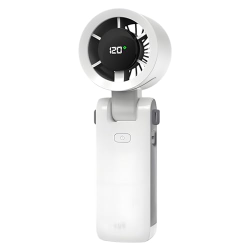 Vesidoloy Tragbarer Ventilator Für Reisen | Klappbarer Ventilator Unterwegs - Mehrfach Geschwindigkeitsstufen, Leichtes Kühlgerät Mit Digitaldisplay Für Strandurlaub Festivals Events Gym Training Vesidoloy Tragbarer Ventilator Für Reisen | Klappbarer Ventilator Unterwegs - Mehrfach Geschwindigkeitsstufen, Leichtes Kühlgerät Mit Digitaldisplay Für Strandurlaub Festivals Events Gym Training von Vesidoloy