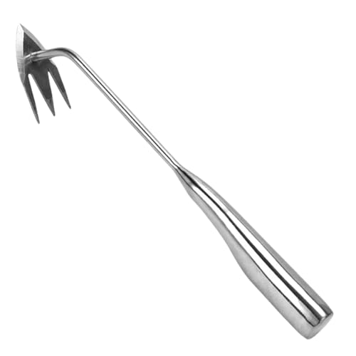 Vesidoloy Unkrautstecher - Manuelle Unkrautentferner,Ergonomischer Griff Mit 3 Zinken Für Schweres Jäten Im Gemüsegarten, Blumenbeet, Rasen Und Gartenbereich von Vesidoloy