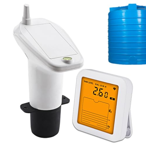 Vesidoloy Wasserstandssensor - Ultraschalldetektor für Brunnentiefe | Digitalanzeige Multifunktions-Detektor Messgerät für Zuhause Tank Kapazitätsanzeige Behältermessung Vesidoloy Wasserstandssensor - Ultraschalldetektor für Brunnentiefe | Digitalanzeige Multifunktions-Detektor Messgerät für Zuhause Tank Kapazitätsanzeige Behältermessung von Vesidoloy