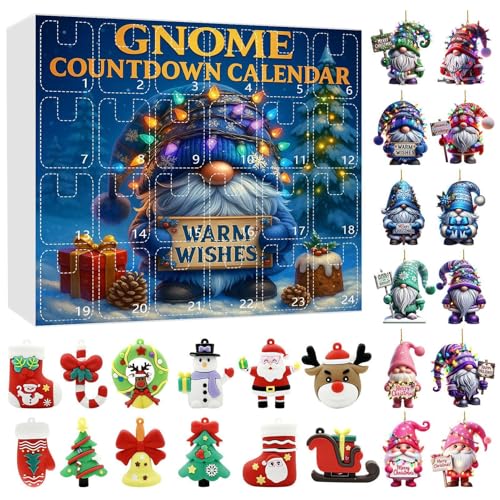 Vesidoloy Weihnachts Countdown | 24 Tage Adventskalender Mit Figuren | Figurendeko Für Kinder Jugendliche Familien | Tägliche Aktivität Zuhause Fest Party Schule Klassenzimmer von Vesidoloy