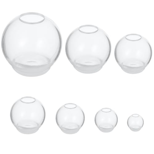 7-teiliges Silikonharz-Kugelform-Set, einteilige nahtlose Formen für selbstgemachten Schmuck, Kerzen, Seifen und dekorative Lichter 7-teiliges Silikonharz-Kugelform-Set, einteilige nahtlose Formen für selbstgemachten Schmuck, Kerzen, Seifen und dekorative Lichter von Vestamore