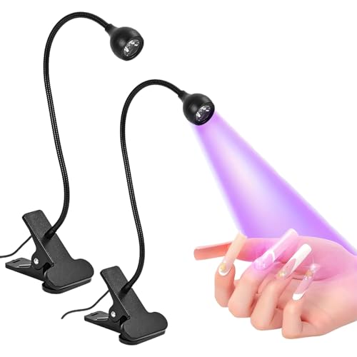 Vestamore USB Clip On Nagellampen, 2er-Pack Einstellbare Schwanenhals Nagellack Trockner für Schnelle Gelhärtung Kompaktes Schwarzes Design Vestamore USB Clip On Nagellampen, 2er-Pack Einstellbare Schwanenhals Nagellack Trockner für Schnelle Gelhärtung Kompaktes Schwarzes Design von Vestamore