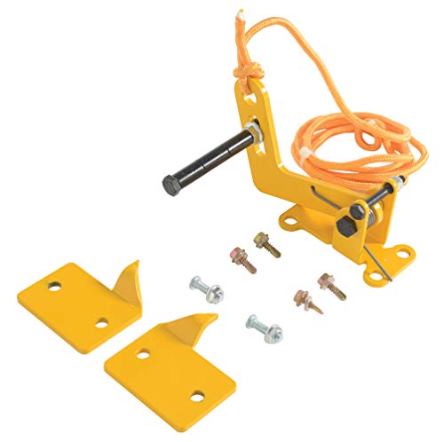 vestil dr-lock Automatische Overhead Tür-Zusatzschloss mit Finish, Heavy Duty aus geschweißtem Stahl, gelb lackiert von Vestil