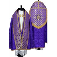 Gothic Cope, Purple Cope For Priest, Catholic Vestments, Liturgical Chasuble, Priest Gift, Pastor Vestments von VestmentStore