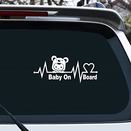 Vesvory 2 Stück Baby On Board Schild-Aufkleber, niedliches Baby an Bord, Aufkleber für Autos, lustige Sicherheitsaufkleber, Kinder an Bord, Stoßstangen-Aufkleber für Auto, LKW, Vans (reflektierendes Vesvory 2 Stück Baby On Board Schild-Aufkleber, niedliches Baby an Bord, Aufkleber für Autos, lustige Sicherheitsaufkleber, Kinder an Bord, Stoßstangen-Aufkleber für Auto, LKW, Vans (reflektierendes von Vesvory