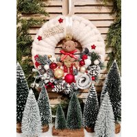 Weihnachts Türkranz Mit Teddybär. Winterkranz, Türkranz, Weihnachtskranz Weihnachts Türkranz Mit Teddybär. Winterkranz, Türkranz, Weihnachtskranz von VetasWunderWelt