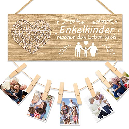 Vetbuosa Oma Geschenk, Muttertagsgeschenk, Geschenke für Oma von Enkelkindern, Geschenk Oma Geburtstag - Machen das Leben Groß Foto Display Frame, Muttertag Geschenk, Geschenk Muttertag von Vetbuosa