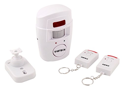 Mini-Alarm mit Präsenzmelder und zwei Fernbedienungen. Weiß von Vetech