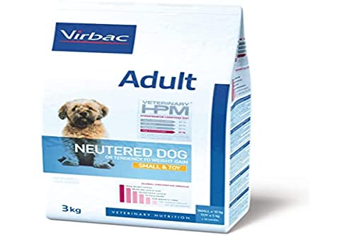VIRBAC HPM Canine Adult NEUTERED SMALL Toy 3KG von Virbac