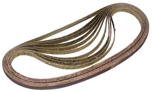 10 x Gewebe-Schleifbänder für Powerfeile 6 x 457 mm Körnungen 40 60 80 120 240 von Veto