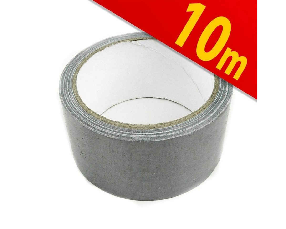 Veto Klebeband Gewebeband silber Panzerband ca. 50 mm x 10 m Reparaturklebeband von Veto