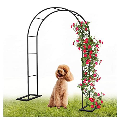 Rosenbogen Torbogen Metall Gartenbogen Rankbogen Wetterfest Rankhilfen Für Kletterpflanzen, Rosengestell Rankgitter für Pergola Rasen Klettern von Weinreben Breite:120cm/140cm/180cm/200cm Rosenbogen Torbogen Metall Gartenbogen Rankbogen Wetterfest Rankhilfen Für Kletterpflanzen, Rosengestell Rankgitter für Pergola Rasen Klettern von Weinreben Breite:120cm/140cm/180cm/200cm von Vetris