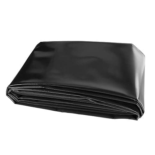 Teichfolie 2.5x8m 3x4m 5x5m 6x8m Schwarz HDPE Teichplane Flexibel Gartenteiche Dichtungsfolie Gartenteichfolie Teichmembran Für Fischteiche, Brunnen, Wassergarten Und Wasserfall ( Size : 2.5x8m(8.2x26 von Vetris