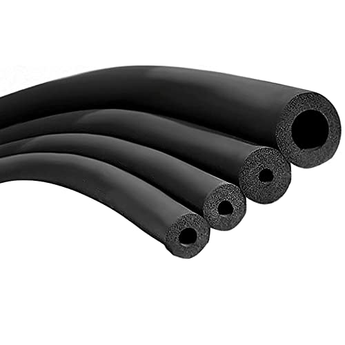 Vetris Schaumstoffschlauch 6-110mm Innen Rohrisolierung Wasserdicht Isolierschlauch Für Rohre Elastisch Rohrschale Rohrdämmung Schwarz Wärmedämmung Isolierung Rohr Für Heizungsrohre, Länge 1.7/1.8m von Vetris