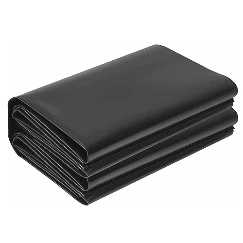 Vetris Teichfolie 2x5m 3x9m 4x6m 7x8m 10x15m Schwarz HDPE Teichfolien Wasserfest, Dichtungsfolie Teichmembran Schwimmteich Folie Gartenteich Teichplane Für Wasser, Garten, Bachläufe(Größe:3x3.0m) von Vetris