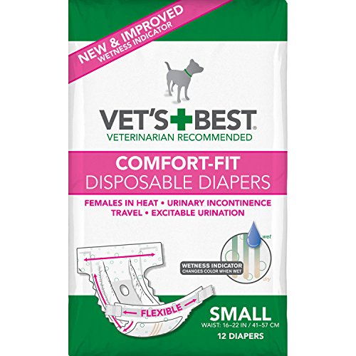 Vet's Best Comfort-Fit Einweg-Hundewindeln, klein (12er Packung) Vet's Best Comfort-Fit Einweg-Hundewindeln, klein (12er Packung) von Vet's Best